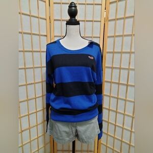 Hollister XL Striped Crewneck Sweater